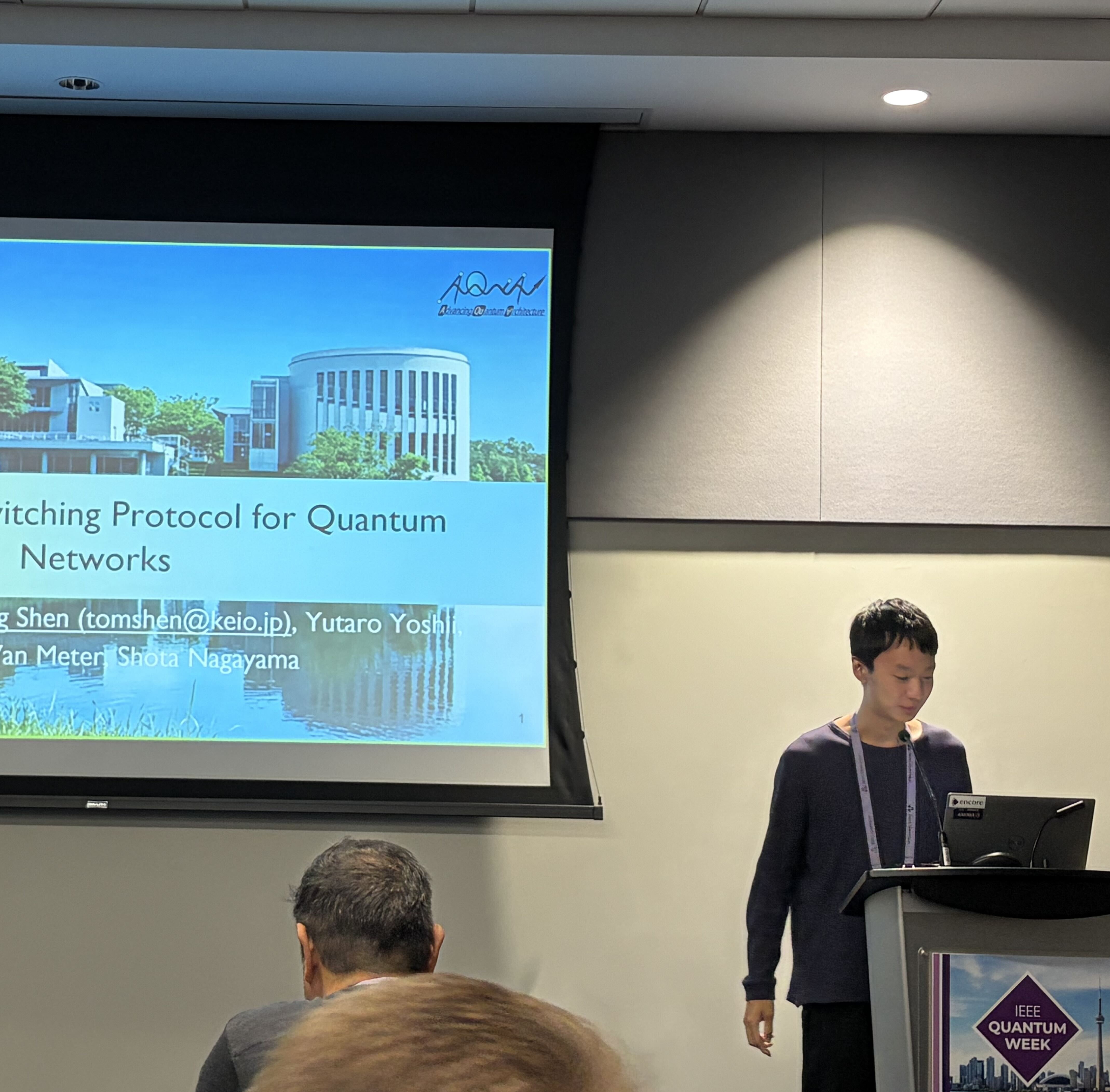 Paper presentation by tomshen at IEEE Quantum Week 2026