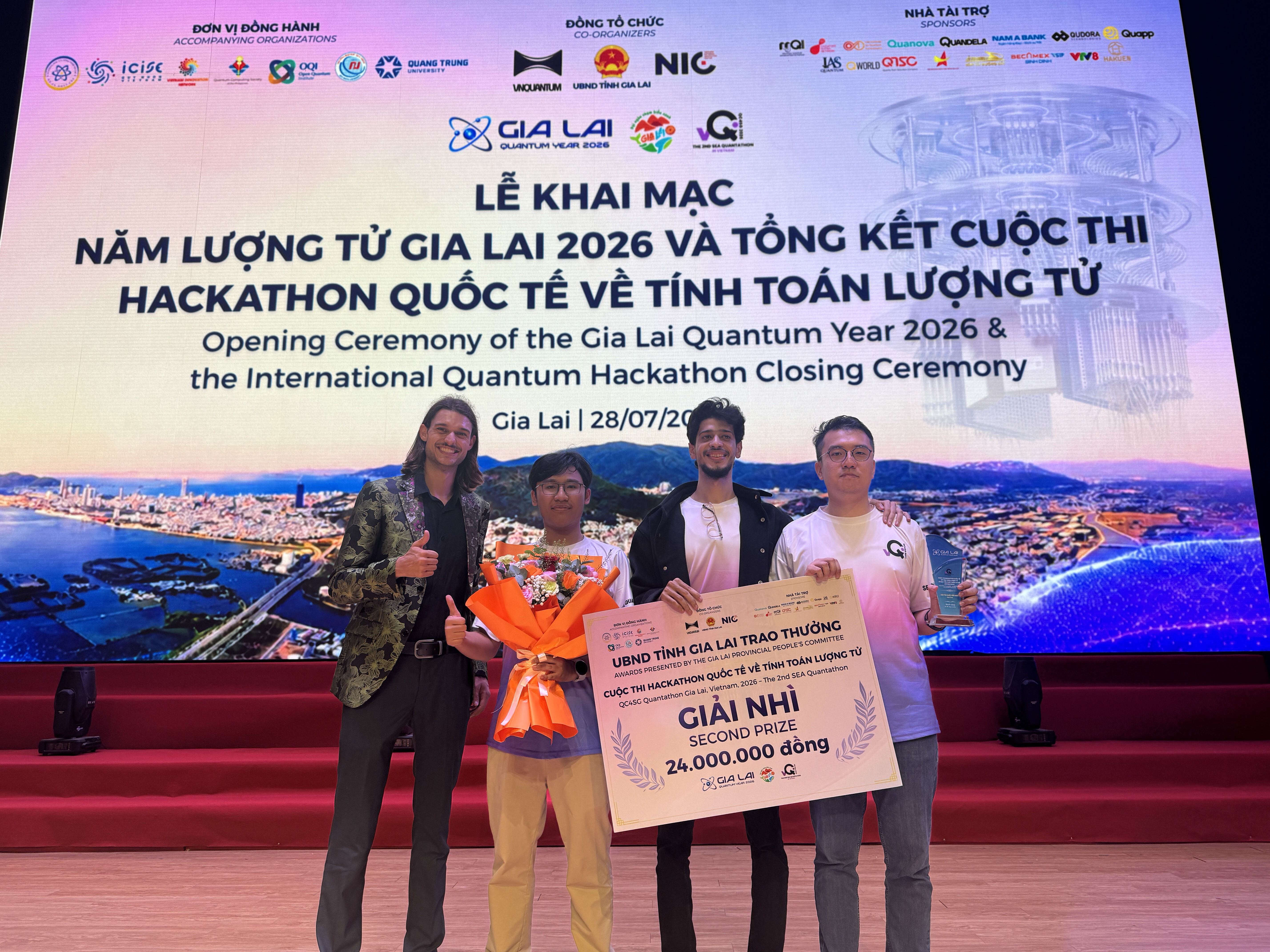 Second place at SEA (ASEAN) quantum hackathon